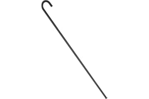 Garneck Black Dance Cane Prop Party Props Crutch Prop Dance Cane for Magicians and Cosplay Black Costume Stick Accessory for Dance Shows and Costumes for Halloween Carnival 1920s Party Decoration