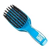 Torino Pro Wave Brush #1250 - By Brush King - Medium, 7 Row Long Handle 360 Waves Brush