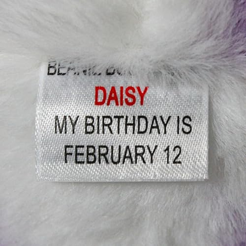 Beanie Bouncers - Daisy la Mucca Viola con gli Occhioni Azzurri, Teneri Animaletti Rimbalzanti tutti da collezionare, T83059
