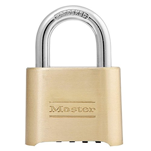 Master Lock 175D 2" Resettable Brass Combination Padlock