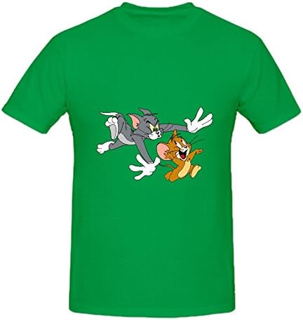 KARLEE Tom and Jerry Show Logo Design Round Neck Men's T-shirt