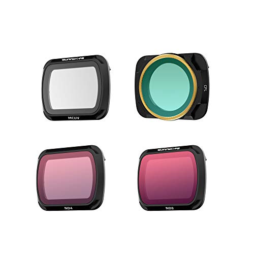 Linghuang Objektiv Filter MCUV CPL ND ND-PL ND4 ND8 ND16 ND32 für DJI Mavic Air 2 Drohne Einstellbarer Dimm Linsenfilter…