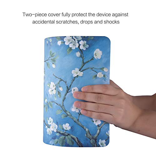 MacBook Air 13 Inch Case, TeenGrow Plastic Hard Protective Smooth MacBook Shell Case with Keyboard Cover for MacBook Air 13" (Model:A1369 and A1466), Apricot Flower - Thumbnail 2