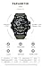 FANMIS Mens Analog Digital Sports Watches Multifunctional 50M Waterproof LED Alarm Backlight Watch Analog Large Face Electronic Alarm Stopwatch Countdown for Men