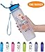 Giotto 32oz/22oz Leakproof BPA Free Drinking Water Bottle with Time Marker & Straw to Ensure You Drink Enough Water Throughout The Day for Fitness and Outdoor Enthusiasts