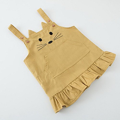 ARAUS-Bébé kledingset, 2 stuks, T-shirt + jurk, baby, meisjes, kat, jurk, lange mouwen, 1 - 7 jaar - Image 7