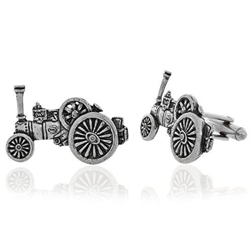 Harry Smith PewterVintage Style Steam Engine Cufflinks