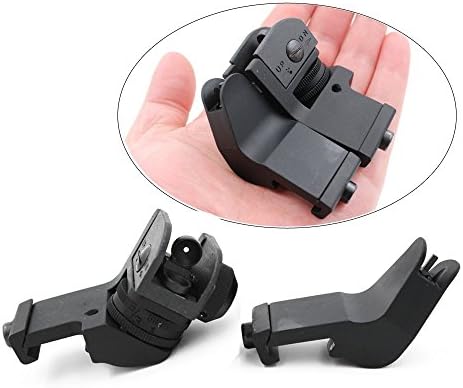 Abolo Master Tactical AR15 45 Degree Offset Front and Rear Rapid Transition BUIS Iron Sight