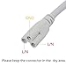 T5 T8 Connecting Wire Extension Cord, 4FT, Double End 3 Pin Lamp Linkable Wire for Integrated LED Tube Ceiling Light Strip to Strip Connecting (4FT, 4 Pack)