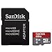 SanDisk Ultra 8GB Class 10 UHS-I MicroSDHC Memory Card with Adapter, Grey / Red, Standard Packaging (SDSDQUAN-008G-G4A)