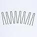 VNDEFUL 100PCS Black U-shaped Clip Pins，The Special Hair Pin Of The Studio Is Used To Add Coarse Fixed Tool U - shaped Card Hair