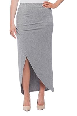 New York & Company Women's Wrap Style Maxi Skirt