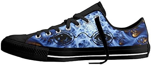 Karen Saucerman Eye Glasses Casual Flat Low-top Canvas Shoes