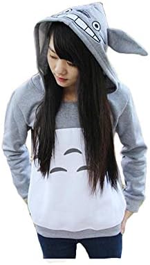 Myheartgoon Unisex Cartoon Anime Totoro Casual Hoody Pullover Sweatshirt for Teens and girl (L)