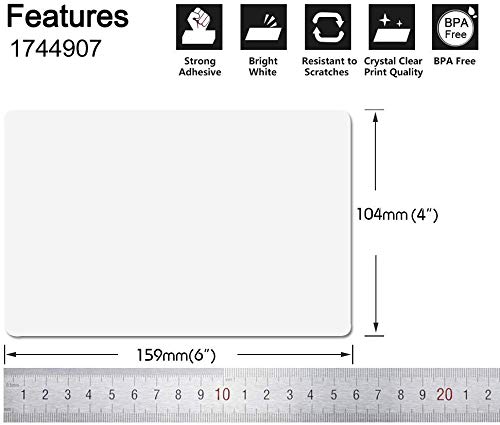 PAPRMA Dymo 1744907 Compatible Shipping Labels - 4" x 6" Thermal Postage Labels for 4XL, Ultra Strong Permanent Adhesive, Waterproof, Grease Resistant,Perforated(2 Rolls - 220 Labels Per Roll) - Thumbnail 3