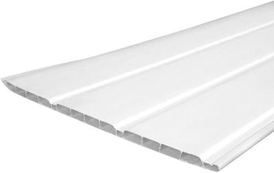 Eurocell 5m White uPVC Hollow Soffit Board 300mm Tongue & Groove Cladding
