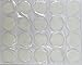 Bettli 100-piece Glow in Dark Clear Epoxy Stickers for Bottle Cap Pendants, 1-inch, Clear