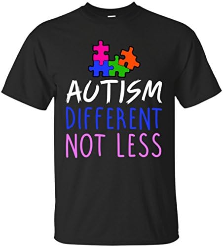 iSovo Lifestyle Tshirt Autism Different Not Less Tshirt For Woman Who Is Men Woman
