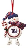 New York Giants Jolly Christmas Snowman Ornament