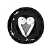 MAIRUI Wired Earbud Case Earphone Headphone Cord Organizer Earbuds Wrap Soft Silicone Magnetic Holder Storage Tangle Free Cable Winder(Black)