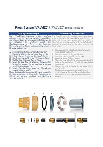 3/4“ x PE 25 Klemmverbinder für PE Rohr I Messing I PE Rohr Verschraubung I Klemmverbinder I Steckverbinder I Steckmuffe… – Bild 4