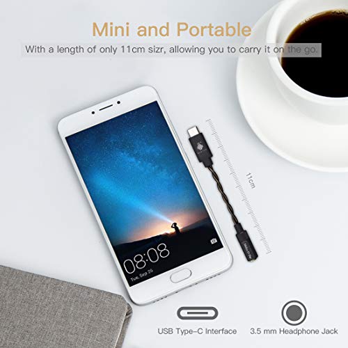 HIDIZS S3 Portable Headphone Amp/USB C DAC/Audio Amplifier for Android/Windows/MacOSX System Smartphone Laptop (Black) - Thumbnail 5