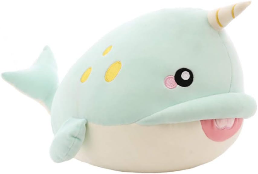 narwhal plush pillow