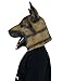 LarpGears Halloween Costume Party Latex German Shepherd Dog Head Mask