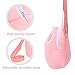 Yosoo 1 PCS Portable White Mesh African Hedgehog Hamster Breathable Pet dog Carrier Bags Handbags Puppy Cat Travel Backpack (M, White Mesh - Pink)