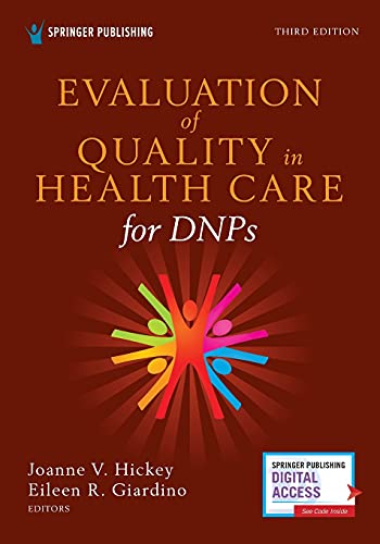 Evaluation Of Quality In Health Care...
