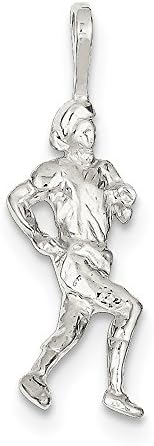Sterling Silver Runner Pendant