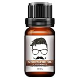 Moustache Oil,ROMANTIC BEAR Beard Oil Conditioner For Men Natural Soften & Strengthens Growth Care Oil 10ml