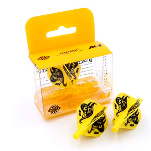 CUESOUL TERO AK4 Dart Flights Yellow Standard Shape(3 Pcs)