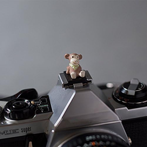 Olizee かわいいクリエイティブcartoon Shapedカメラホットシューカバーキャップ Monkey