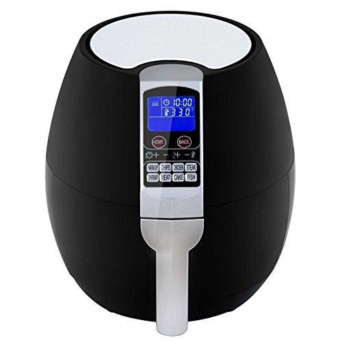 Click Here to See More Images LCD Electric Air Fryer W/ 8 Cooking Presets, Temperature Control, Timer 1500W