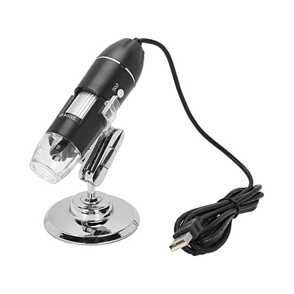 USB Digitalmikroskop 1600X 8 LED Vergrößerungsmikroskop mit Ständer