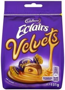 Cadbury Eclairs Velvets Chocolate Bag (131gx10)