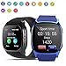 Aaliyah New T8 Smart Watches Support SIM &TF Card With Camera Sync Call Message Men Women Smartwatch Bluetooth Watch For Android (Black)