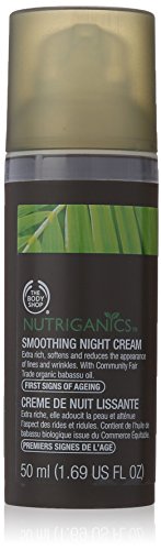 The Body Shop Nutriganics Smoothing Night Cream, 1.69 Fluid Ounce (Packaging May Vary)