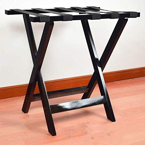 Folding Hotel Luggage Rack Solid Wood Luggage Rack Household Bedroom