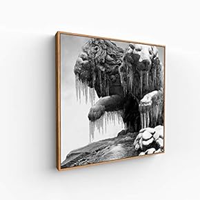 Canvas Wall Art for Living Room, Bedroom Portrait Framed Canvas Prints for Home Decoration Ready to Hang - 16x16 inches
