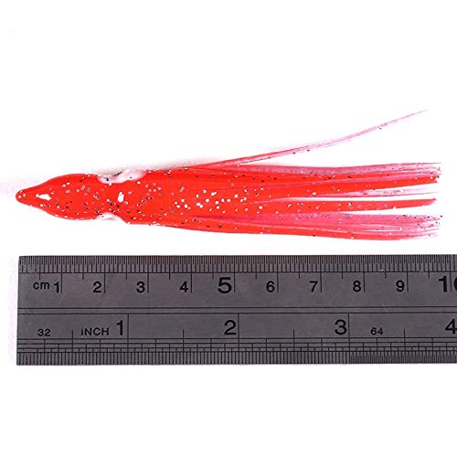 Mifive 15Pcs / Lot Angelk?Der 12CM Fishing Jigging K?Der Sea Fishing Squid Jigs Soft Bait – Bild 6