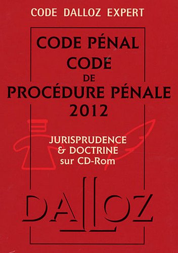 Code pénal et procédure pénale 2012