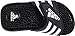 adidas Adissage Slides Sandal, Core Black/White/Black, 12 US Unisex Little Kid