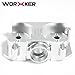 Yamix Worker Aluminum Alloy Modified Flat Flywheel Cage Set for nerf n-strike elite stryfe/rapidstrike CS-18 - Silver