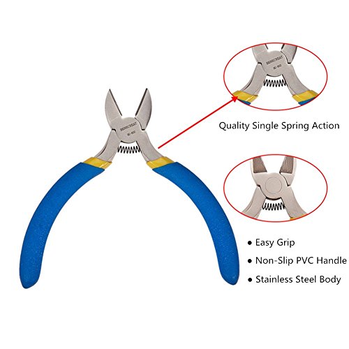 BENECREAT BC-802 4.6-INCH Seite Schneiden Zange Schmuck Zange Schmuckzange, Edelstahl-Seitenschneider, mitternachtsblau – Bild 5