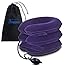 Banglijian Cervical Neck Traction Collar Device Inflatable Pillow Effective and Instant Relief for Chronic Neck and Shoulder Pain with Adjustable Size (Purple)