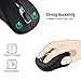 cimetech Wireless Mouse for Laptop, 2.4G High Precision 1600 DPI Cordless Optical Wireless Mouse Mice with USB Nano Receiver Mini Portable Computer Copact (Black)