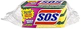 S.O.S Heavy Duty Scrubber Sponge, 3 Count