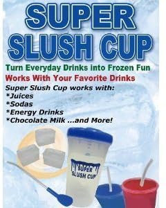 Super Slush Cup- Single- Make slushies like magic just by shaking! by super slush cup